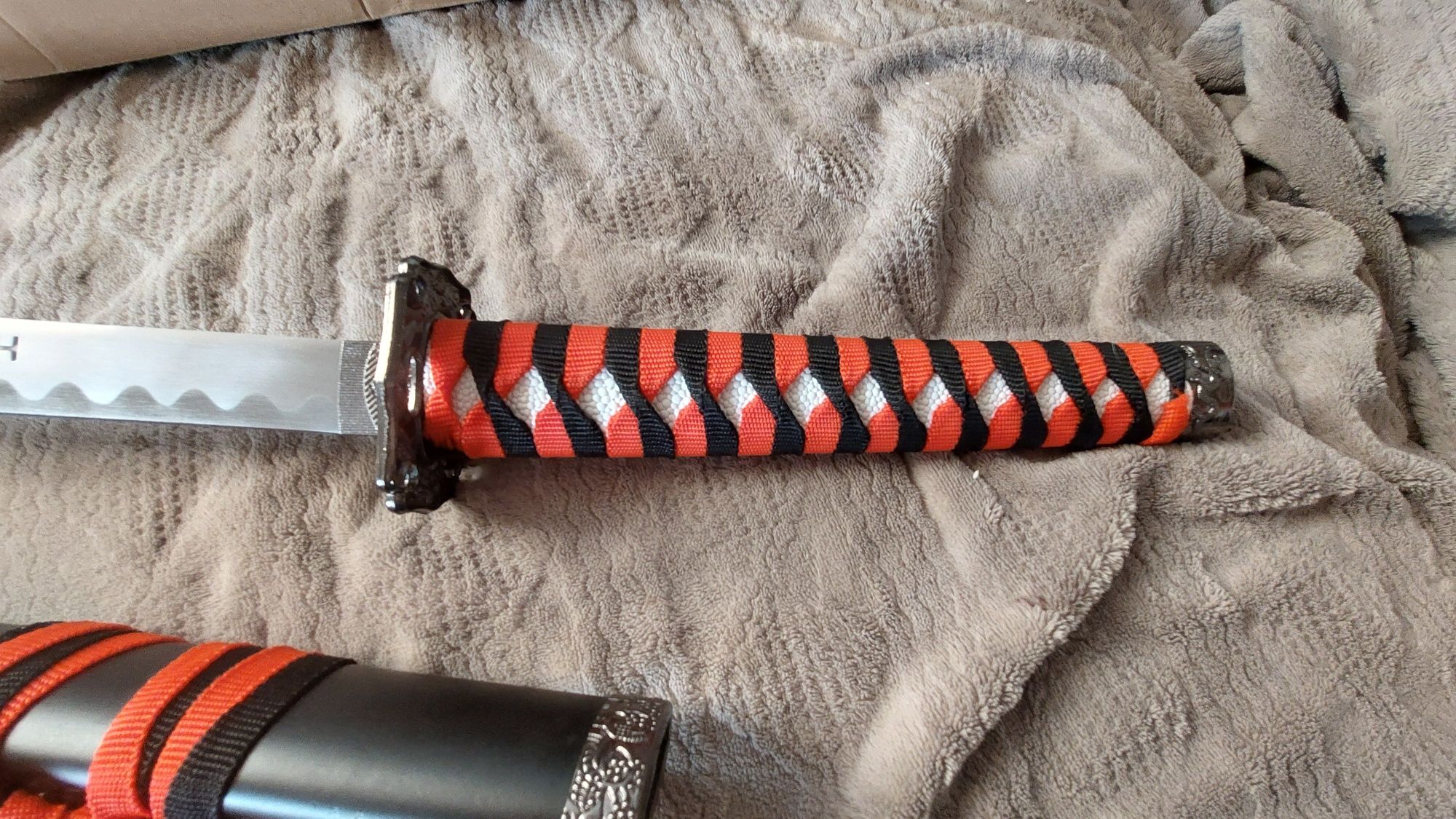Katana Japoneza Sabie Ninja Samurai Sword Tanto Otel Carbon Calit