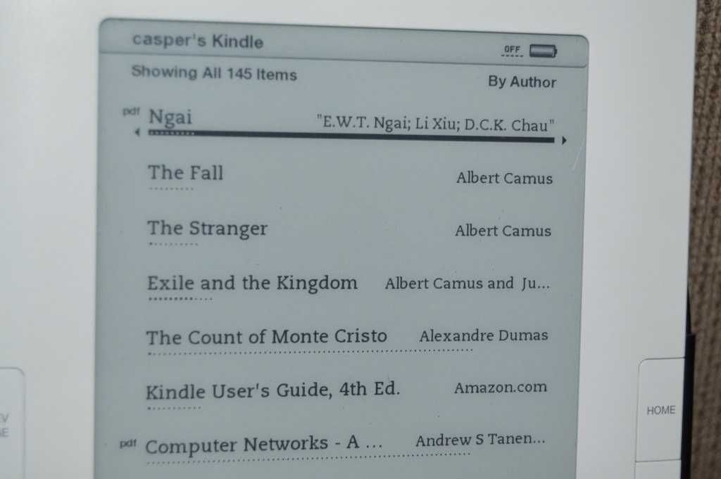 ebook reader Amazon Kindle gen 2 nd, D00701. 2gb cu 145 carti clasice