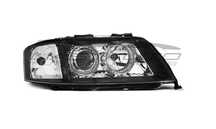 XENON Фарове с ангелски очи Черни за AUDI A6 05.97 - 09.99