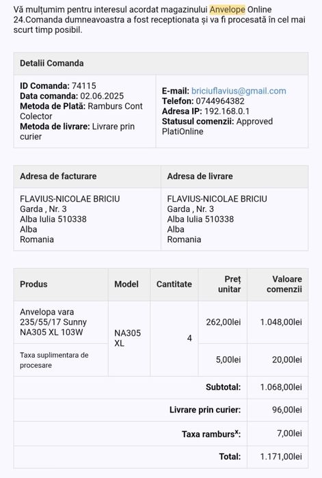 Vand cauciucuri vara Sunny 235 55 R17