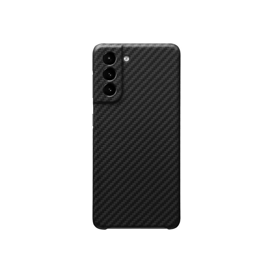 Husa Samsung S21 S22 S23 S24 Plus, Ultra Slim Kevlar Carbon Neagra