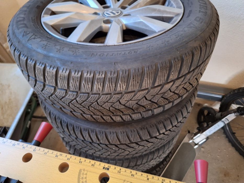 Jante aliaj Sepang VW Passat B8+ anvelope Dunlop iarna 215/60/R16