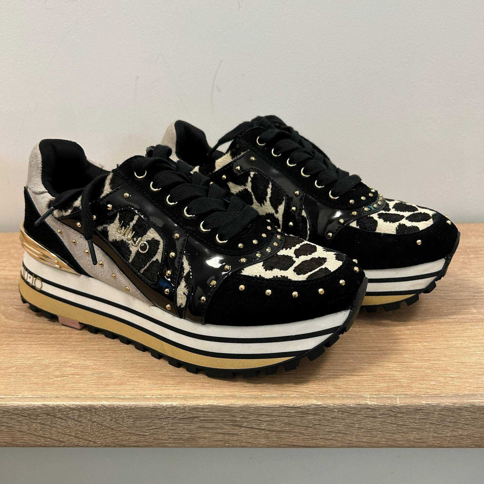 Оригинални дамски Обувки - LIU.JO SCARPE - Guess leather trainers