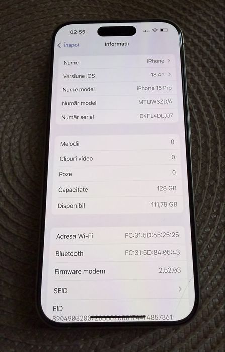 Iphone 15 Pro 128 gb