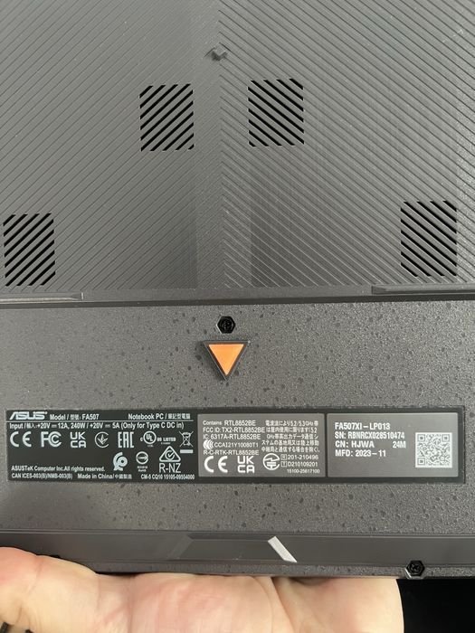 Asus tuf a15 Ryzen9 rtx 4070