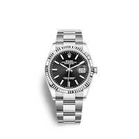 Часовник Rolex Datejust 36 Steel & White Gold Black Dial