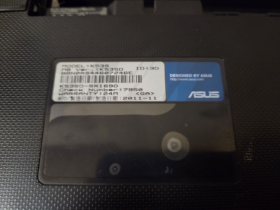 Laptop Asus K53S,i5,Nvidia 610M. Defect,stricat,piese,placa,display.