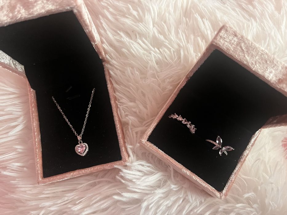 Комплект бижута колие и 2 пръстена