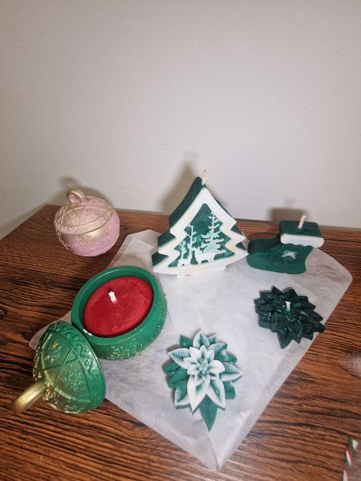 Ornamente de craciun lumanari naturale de soia