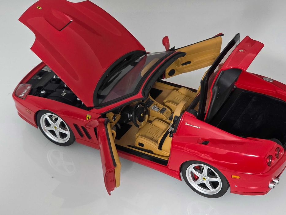 Macheta Auto 1/18 Hotwheels Elite Ferrari 575 Super America