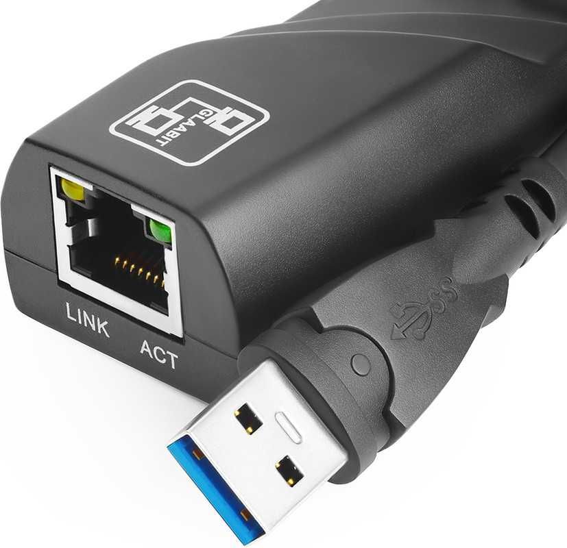 Конвертер-переходник с USB 3.0 на LAN RJ-45