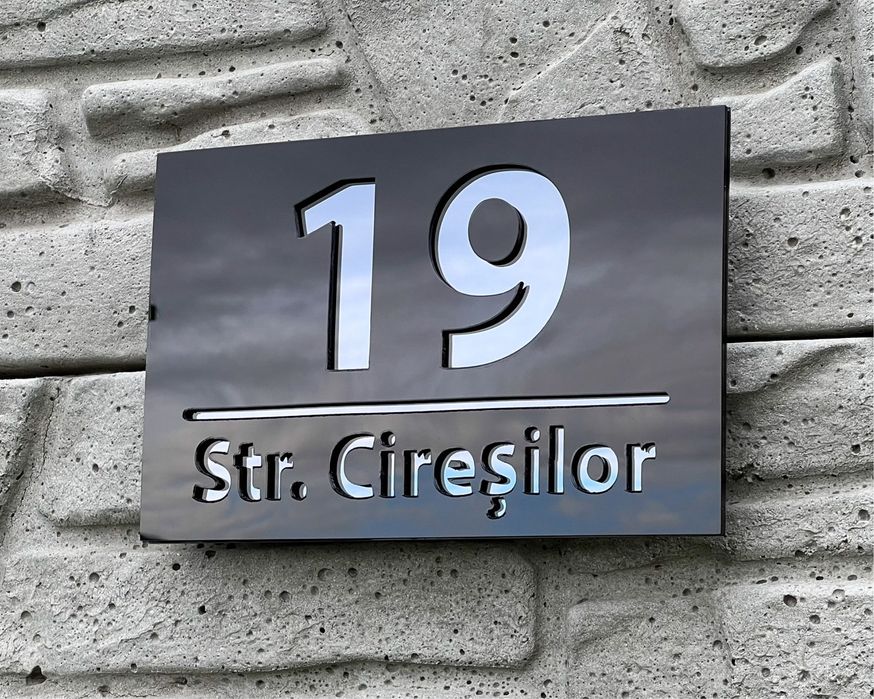 Numere de casa din plexiglas