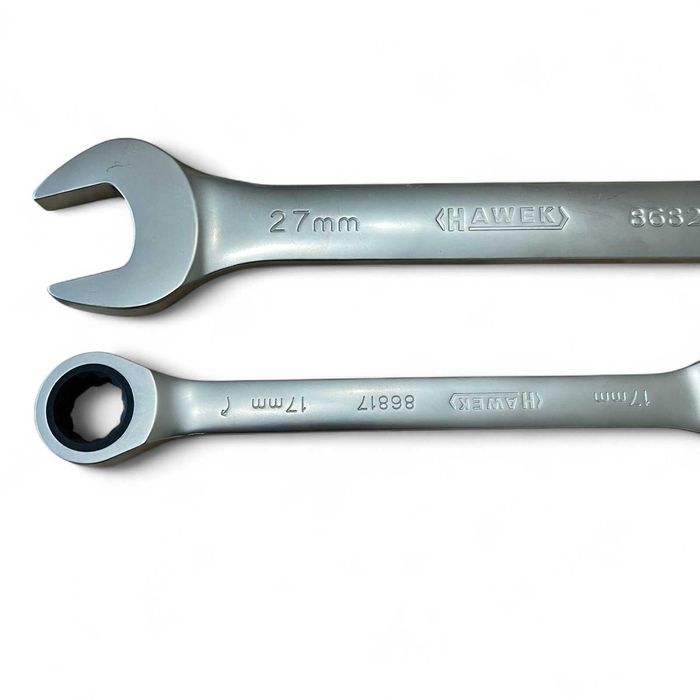 Комплект звездогаечни тресчотни ключове 8 – 32 мм 13 части Hawek