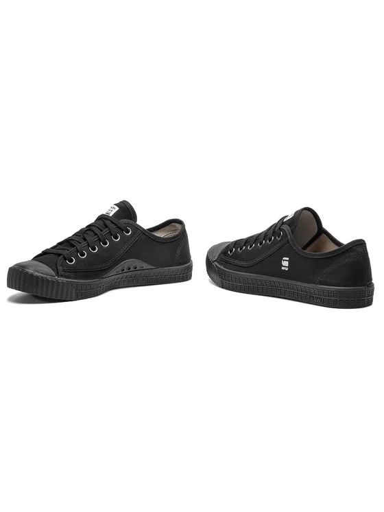 Оригинални ниски кецове G-Star Raw Rovulc 45  нови мъжки черни обувки