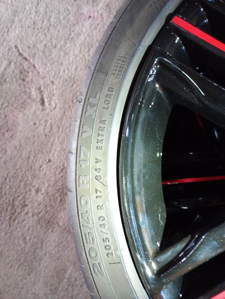 FIAT PUNTO RONAL R57 нови джанти със летни гуми 205/40/17 ЕТ35 4х98 цо