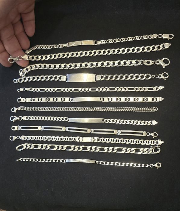 Bratari din argint masiv