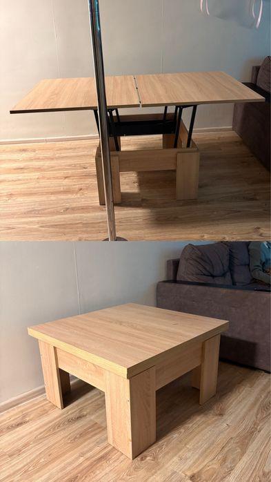 раскладной стол из дерева