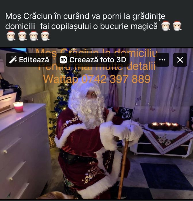 Mos craciun la domiciliu