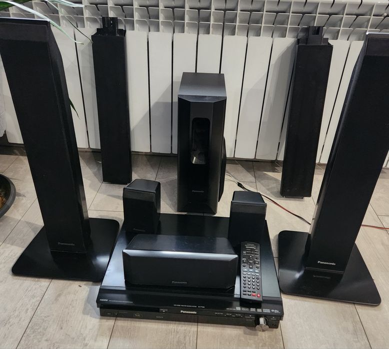 Panasonic SC - PT550 1000W  Bluetooth музикална dvd  система