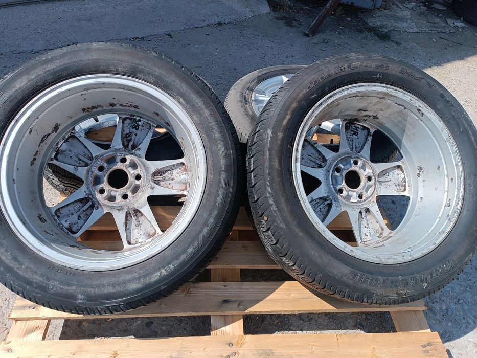 Лети джанти 18ки 5х114.3 Toyota + гуми 235/55/18 Bridgestone