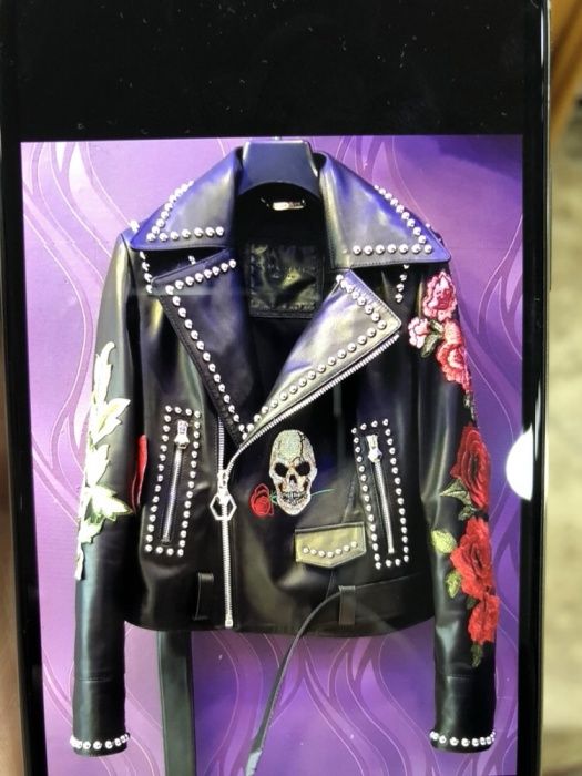 Geaca Philipp Plein dama / 3800 euro preț de site /piele naturală /