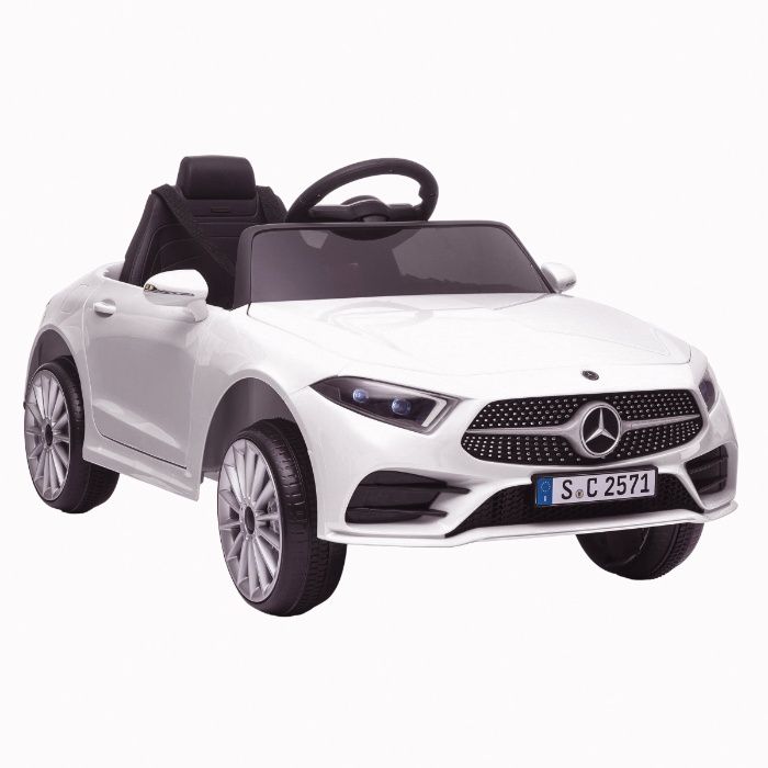 Masinuta electrica Kinderauto Mercedes CLS350 50W 12V PREMIUM #Alb