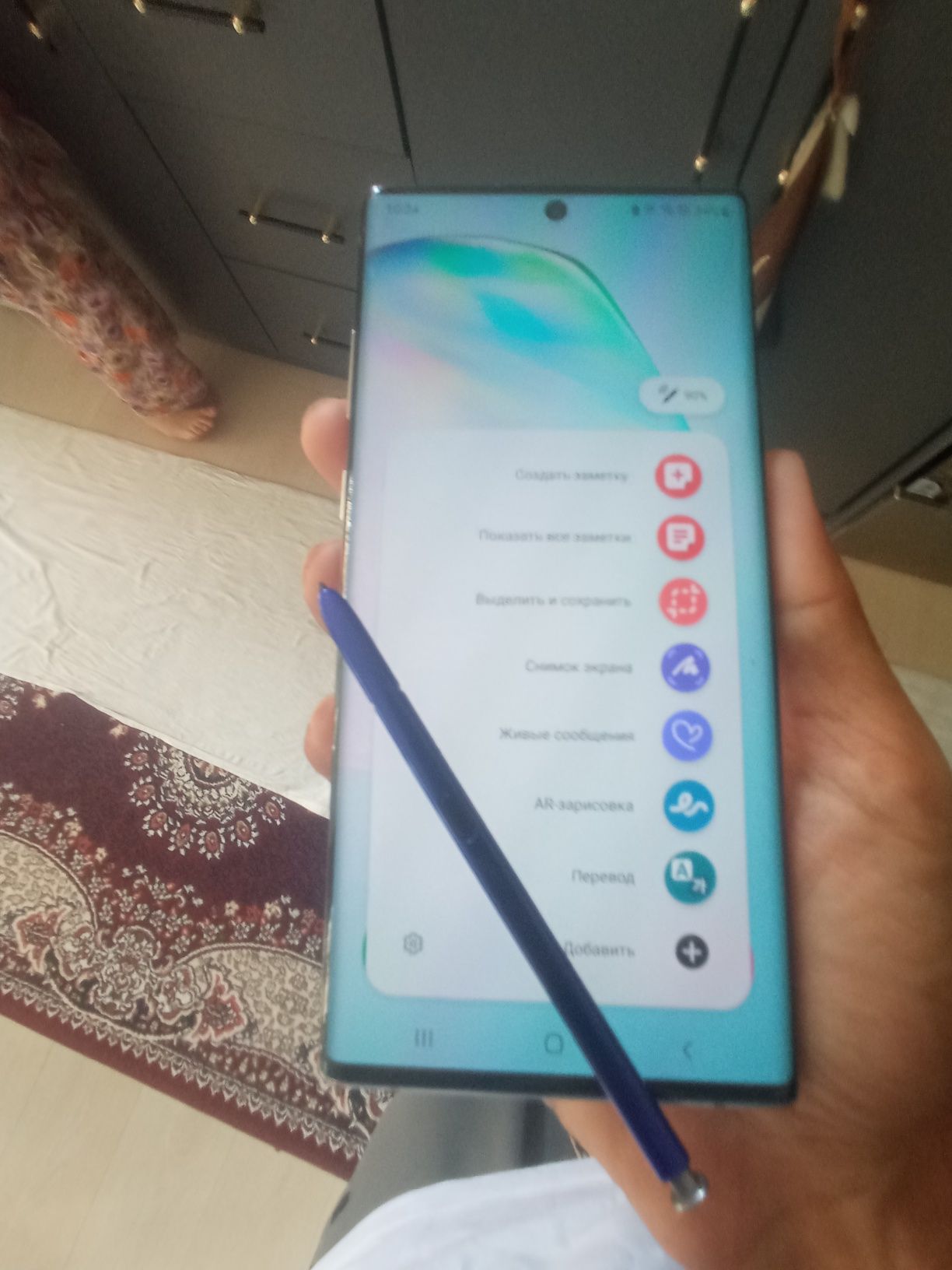 Samsung note 10 plus 5g ideal 100%