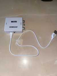 Adaptor mini convertor HDMI la AV
