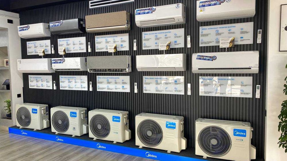 Кондиционер Midea модель ALBA - 9,000 Btu / İNVERTER / Low Voltage
