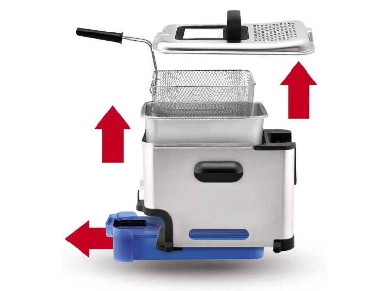 Полупрофесионален Фритюрник Tefal FR804015 Oleo Clean, 3.5L, 2300W