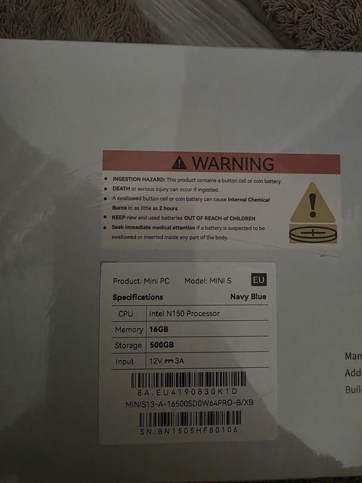 Mini PC beelink 16gb Ram/ 500gb