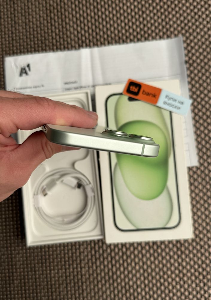 НОВ! /*ЛИЗИНГ*/ IPhone 15 128Gb Green / Айфон гаранция