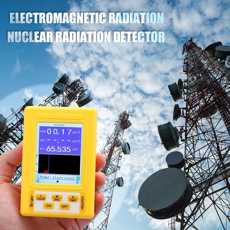 Прибор тестер радиации счётчик Гейгера дозиметр электромагнитизлучения