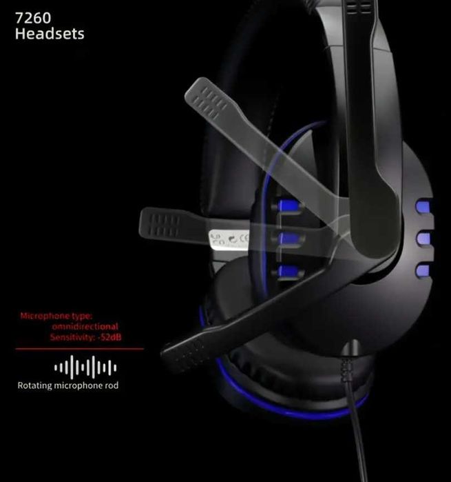 Căști gaming cu Microfon Over-Ear 7260