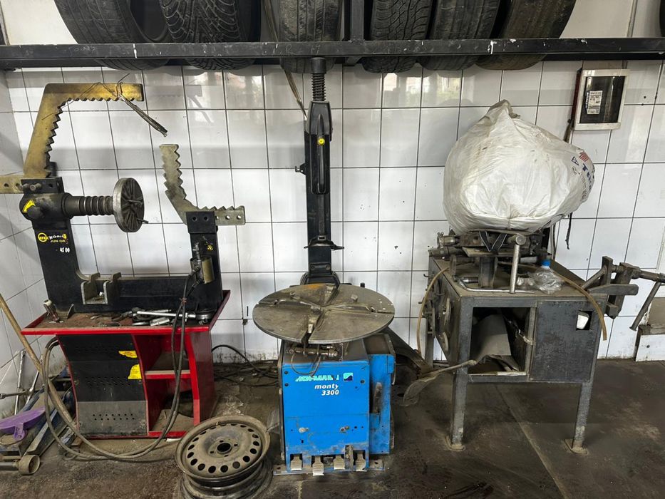 Шиномонтажный станок Hofmann, дископравный аппарат