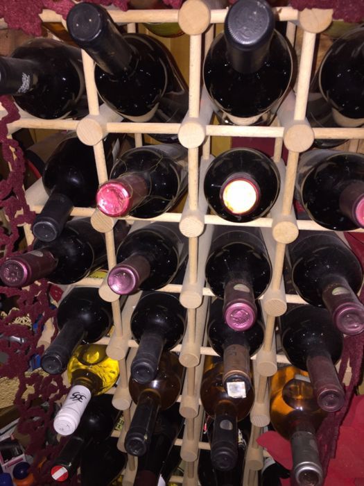 Rastel pentru stricle de vin /suport pt sticle de vin 12/24/36/48 st