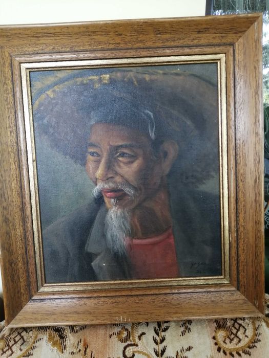 Tablou semnat goya B + L, ulei pe panza