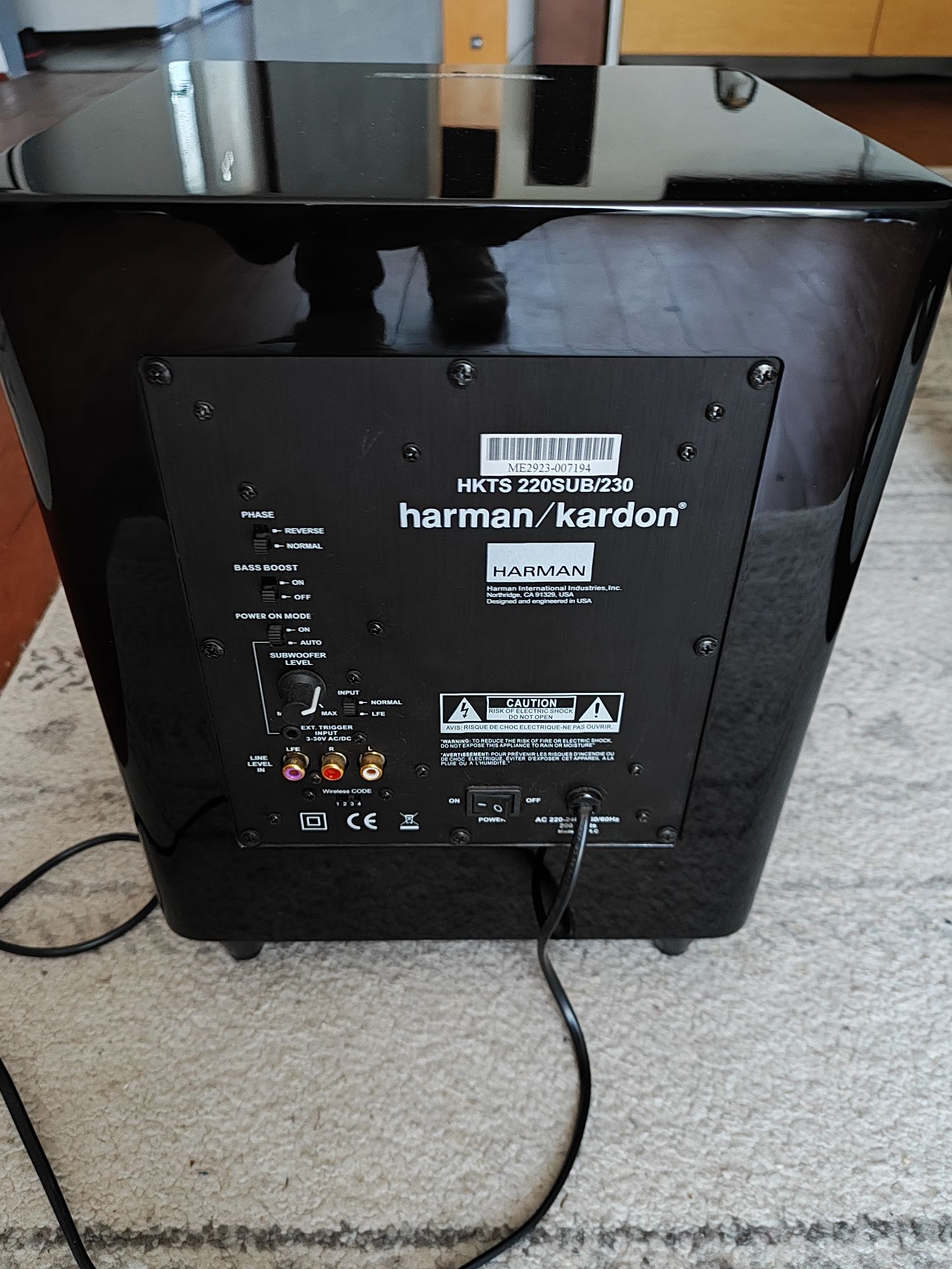 Subwofer Harman kardon