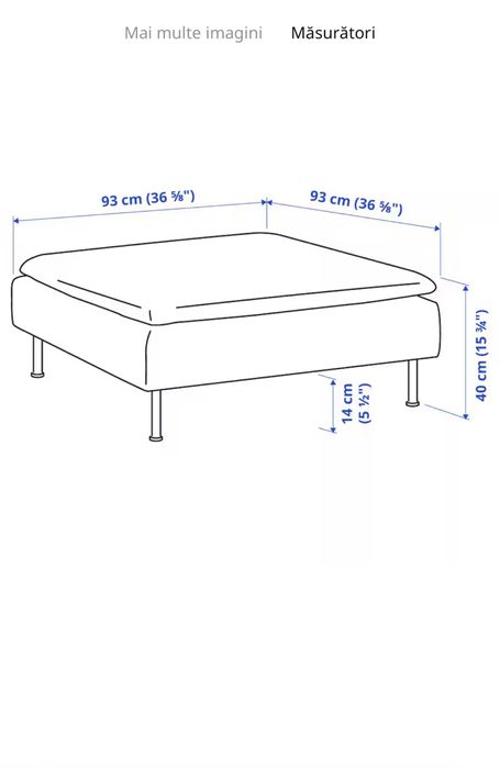 Vand canapea Ikea 4 locuri