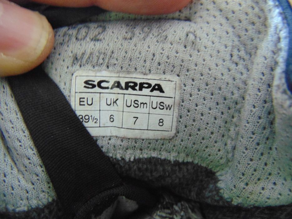 Scarpa Grand Dry Gore tex Vibram номер 39 1/2 Оригиналнии