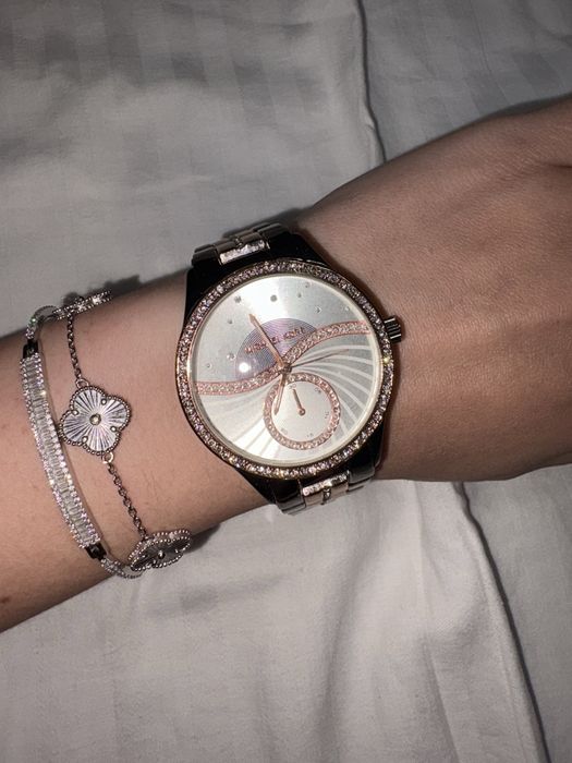 Ceas de mana Michael Kors argint argintiu silver gri aur auriu nou new