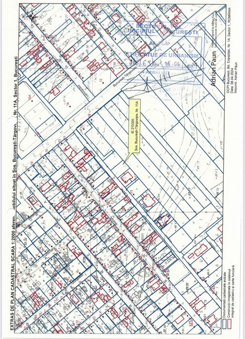 Posibilitate de investiție.Teren intravilan 500 mp – Băneasa