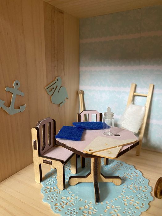 Куклена къща от дърво