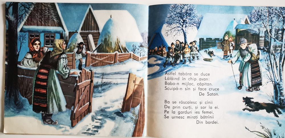 Iarna pe ulita, 1984 ilustratii Felicia Avram Andrasiu Stare Excelenta