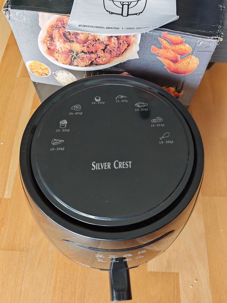 Air Fryer Silver Crest 8L 2400W JNSDQ-K305 фритюрник с горещ въздух