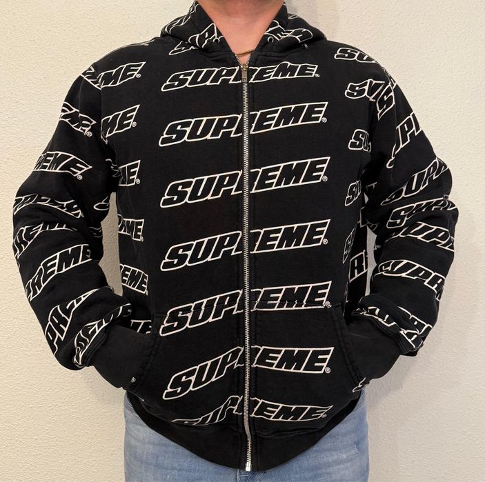 Supreme zip hoodie sw 2018