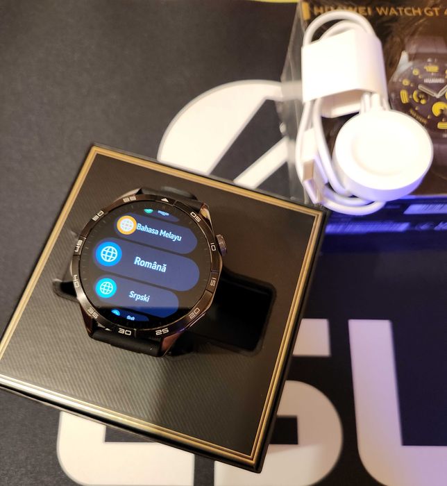 Smartwatch HUAWEI Watch GT4 46mm, GPS, Android/iOS, Black, Ca nou