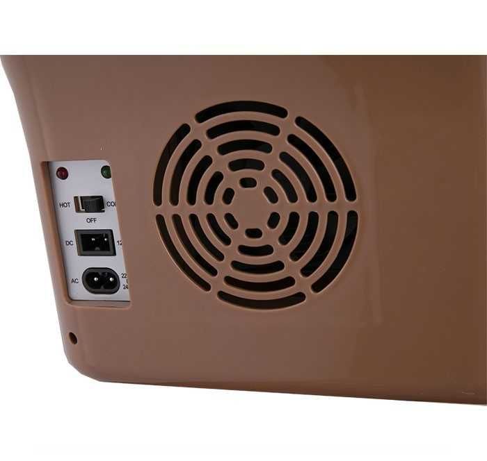 Хладилна Чанта Кутия 12л с Вградени Поставки за Чаши 12V/220V, 45-60W