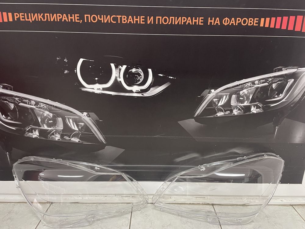 Mercedes W204 face 11-14 стъкла/ капаци, фар фарове