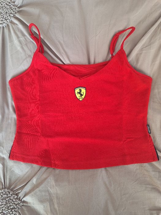 Top damă Ferrari original bumbac mărimea 2